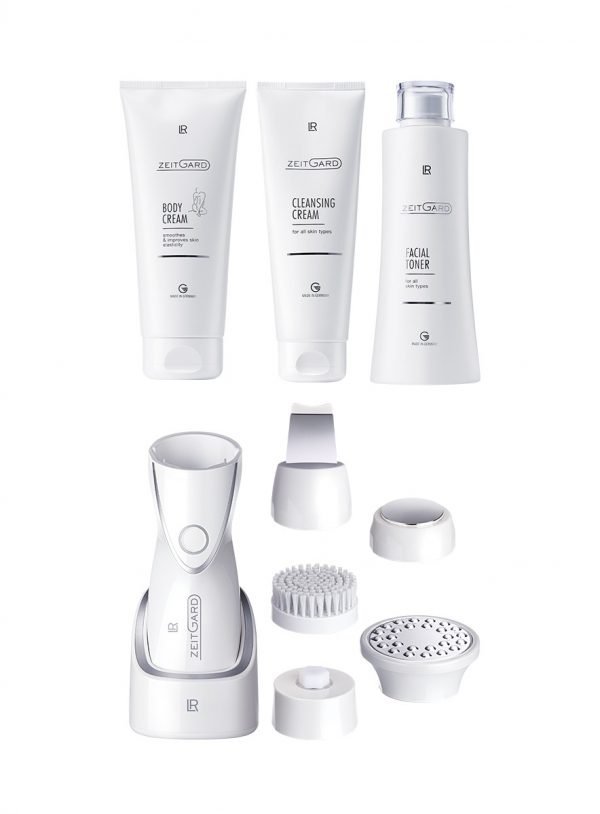 Set complet LR ZEITGARD Pro avec appareil multifonction, modules et soins visage et corps