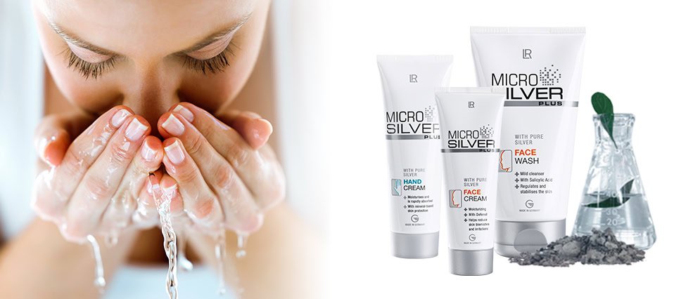 Cuidado facial con LR Microsilver Plus – Protección antibacteriana eficaz