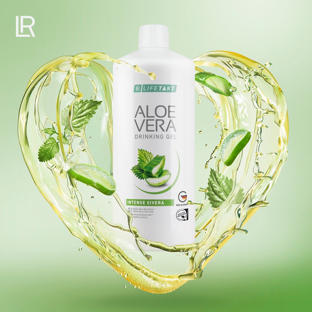 Gel à boire Aloe Vera Intense Sivera LR avec extrait d'ortie et miel