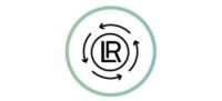 Logotipo de LR con flechas circulares que simbolizan el ciclo de bienestar.