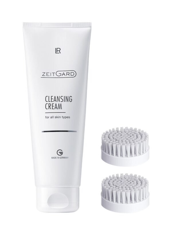 Set nettoyant visage LR ZEITGARD – Crème nettoyante avec embouts brosse