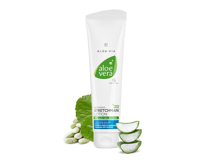 Loción anti estrías Aloe Vera fermentado – cuidado reparador para la piel