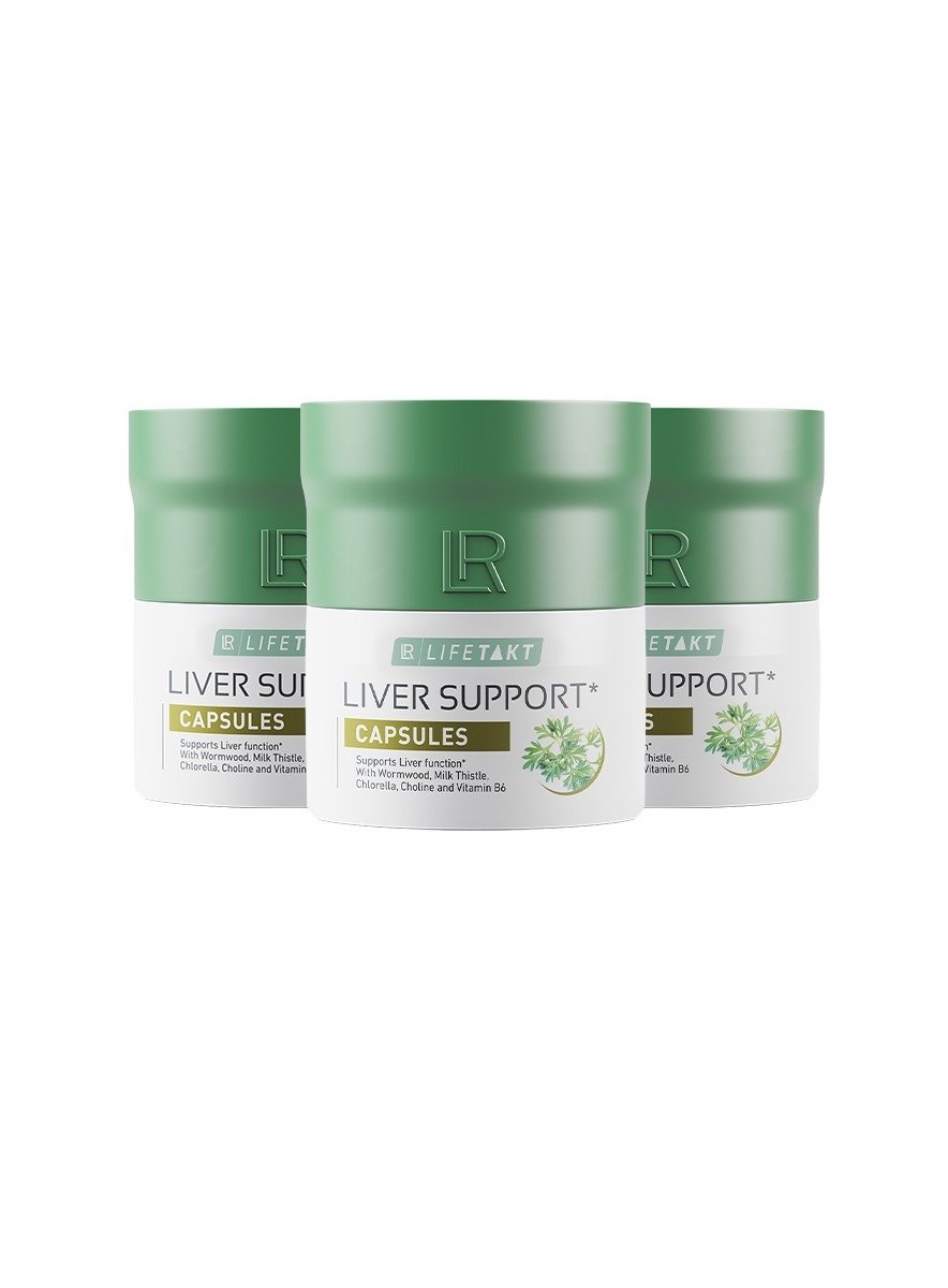 Pack de 3 LR LIFETAKT Liver Support – Suplemento para la salud del hígado – LR Health & Beauty