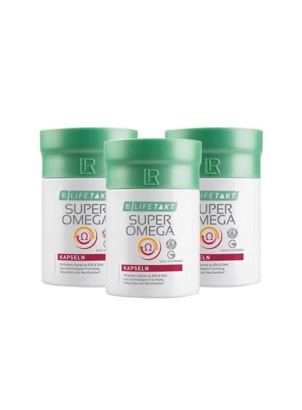 Super Omega LR LIFETAKT x3 – Cápsulas con omega-3 para el corazón y el cerebro