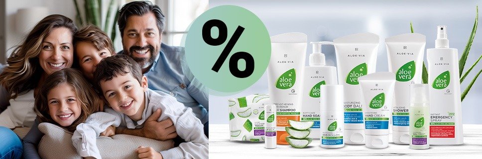 Set familiar de cuidado Aloe Vera – Hidratación para toda la familia