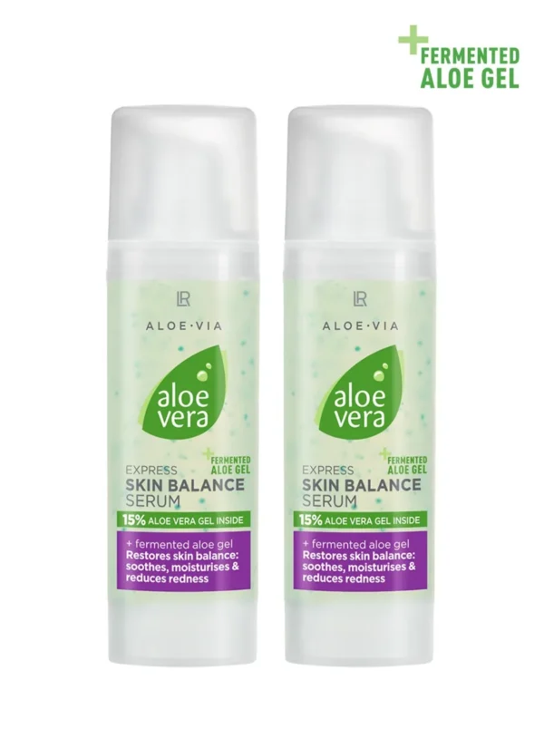 Aloe Vera Sérum Express Skin Balance Pack de 2