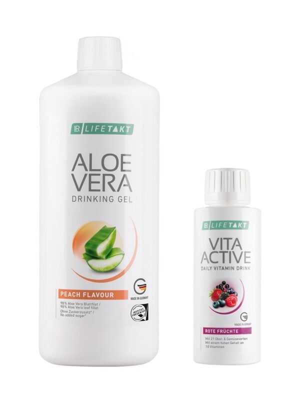 Set Vita Active & Aloe Vera Melocotón